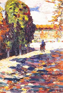  wassily pintura - Parque de St Cloud con el jinete Wassily Kandinsky